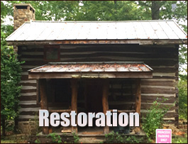 Historic Log Cabin Restoration  Springfield, Kentucky